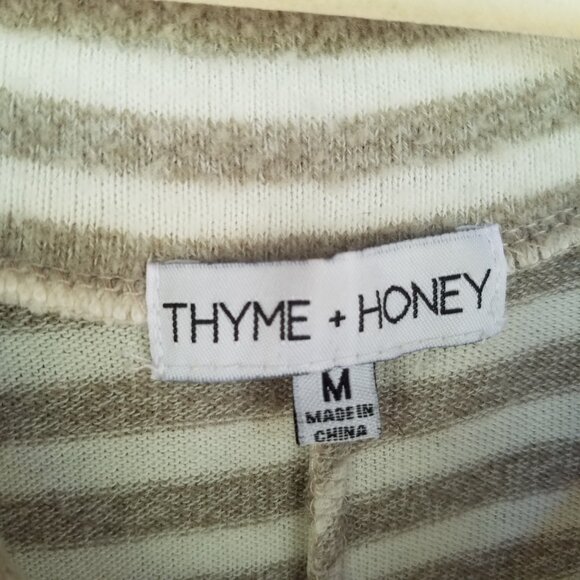 THYME AND HONEY Striped Crewneck | Super Soft - Picture 6 of 6